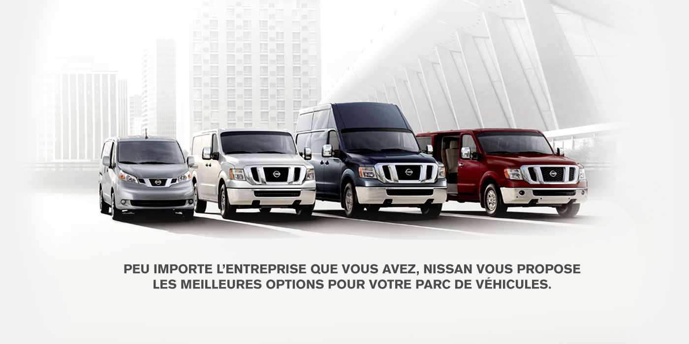 Venez découvrir la flotte de camions Nissan NV 2018 chez Nissan Trois-Rivières
